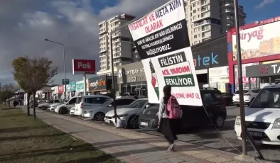 Van’daki Market, İki Aylık Karını Filistin’e Bağışlıyor